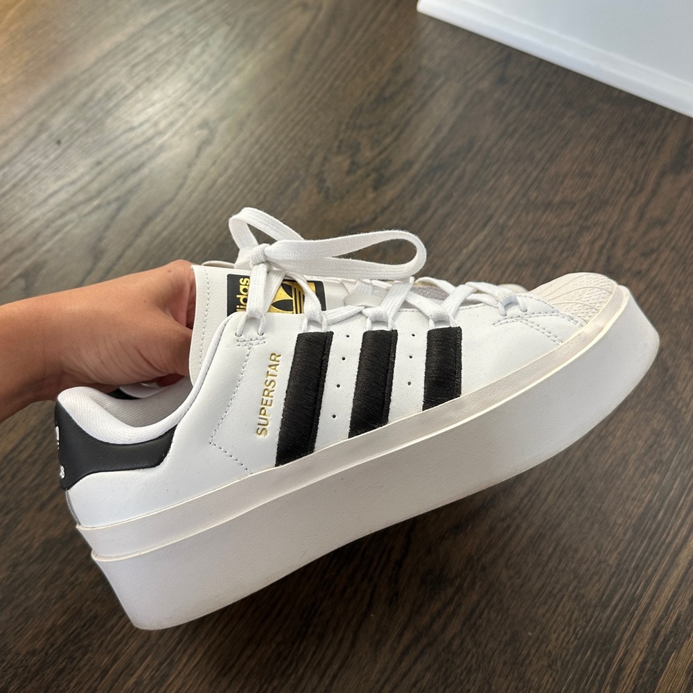 Adidas Women’s Superstar Bonega Platform Sneakers - Picture 8 of 12